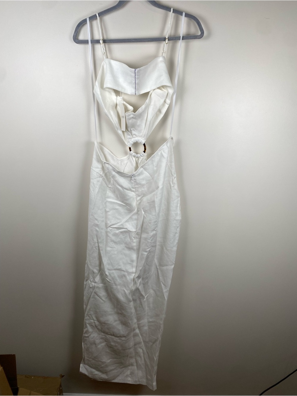 NWT Rumer Avalon Ring Maxi Dress Linen size Large - Picture 4 of 9